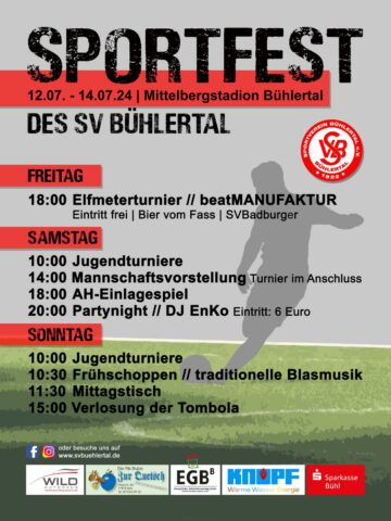 SVB Sportfest 2024 @ Mittelberg Stadion