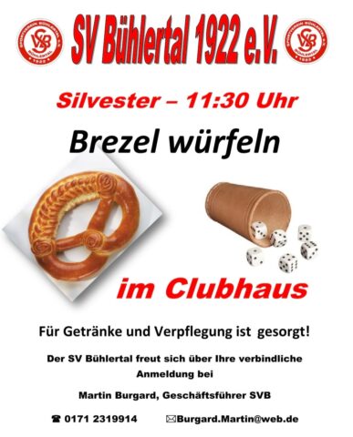 Sylvester Brezeln würfeln @ Clubhaus SV Bühlertal